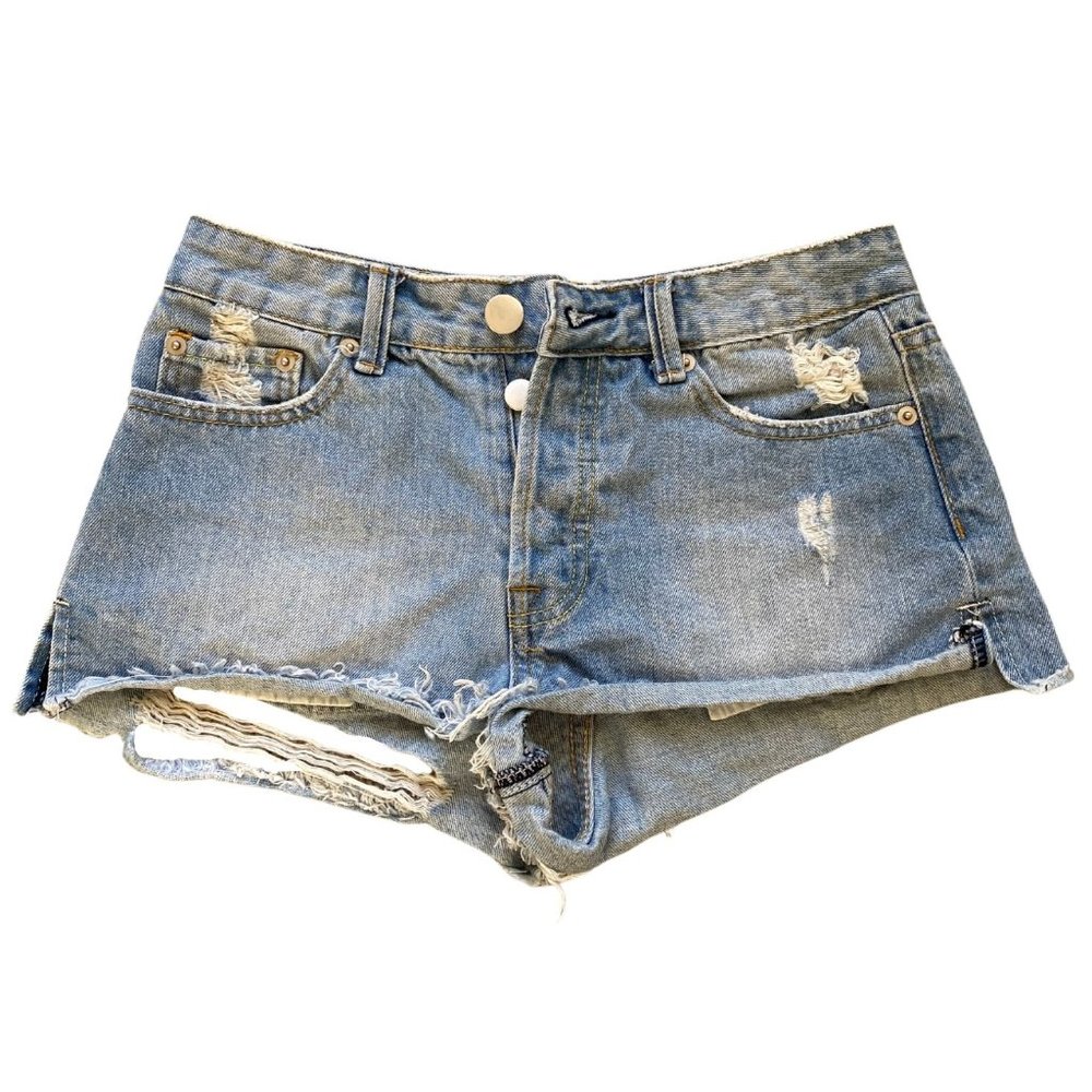 BY THE WAY. Denim Shorts with Butt Rip Detailing Size 25 (REVOLVE)